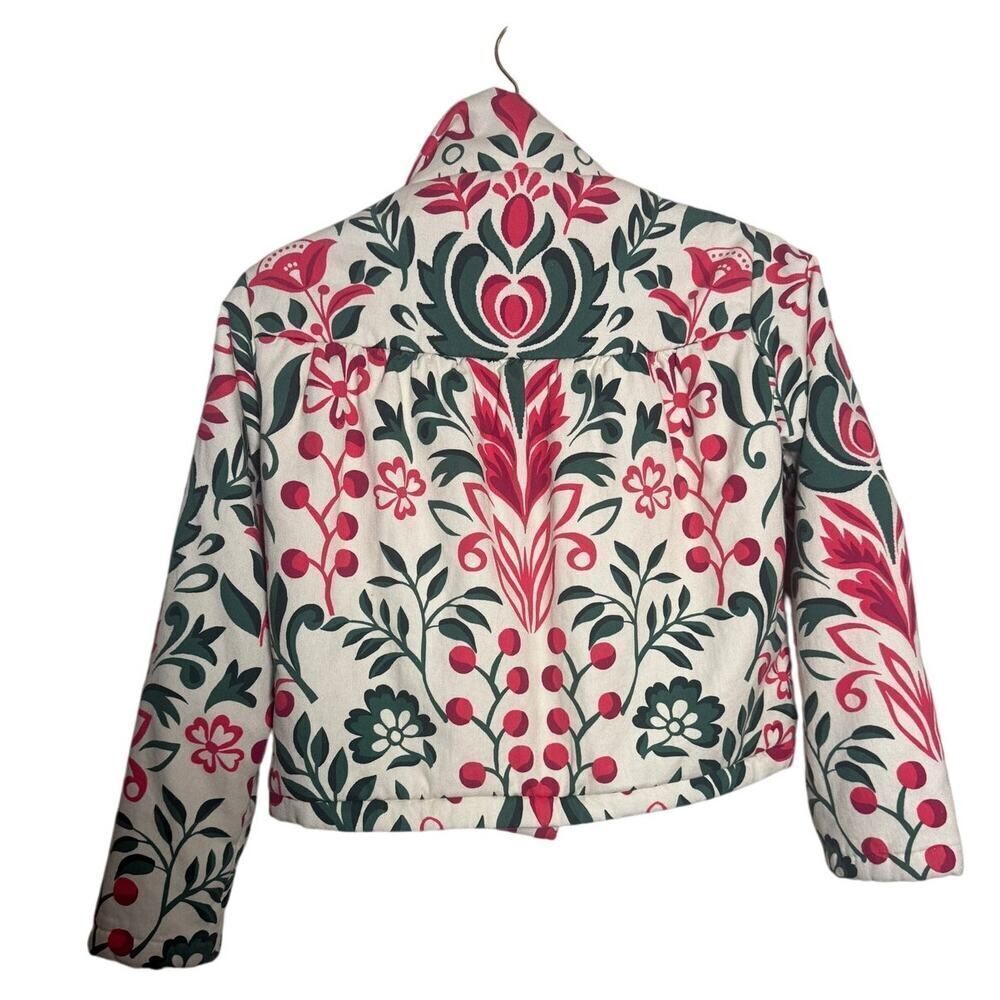 Anthropologie Floral Patterned Jacket Sz. XXS - Picture 7 of 10